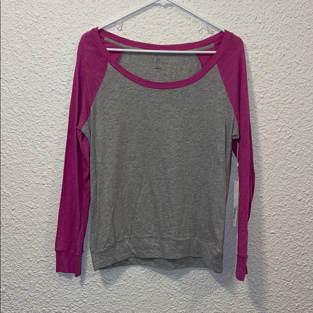 Caslon baseball Tee